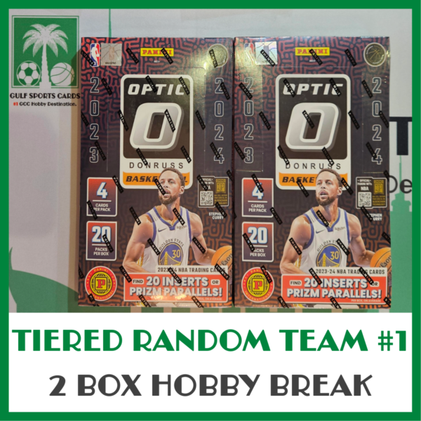 2023-24 Panini Donruss Optic Basketball International Hobby 2 Box Tiered Random Team #1