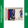 2019 Panini Chronicles Lionel Messi Andres Iniesta Dual Jersey Patch Front