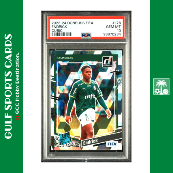 23-24 Donruss FIFA Endrick RC CUBIC Palmeiras Front