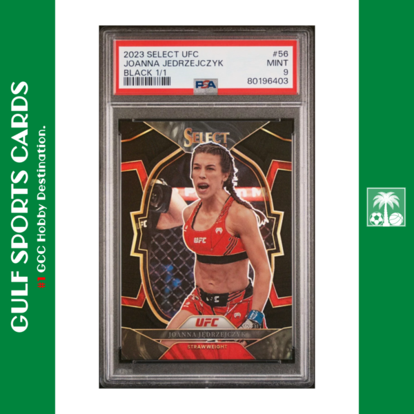 2023 Panini Select UFC Joanna Jedrzejczyk 1/1 Black Prizm