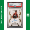 2021-22 Panini Flawless Jalen Green RC Auto Gold /10 Rookie Autograph PSA 9 #FRAJGR Front