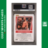 2023 Panini Donruss Optic UFC Khamzat Chimaev 1/1 Gold Vinyl Dominators PSA 9 Back