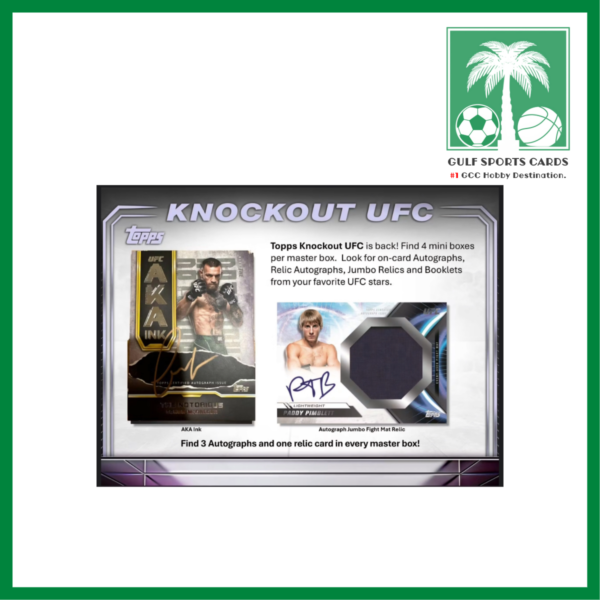 2024 Topps Knockout UFC Hobby Box Pull