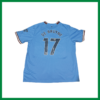 Kevin De Bruyne Autographed Manchester City Signed Beckett Authentic 2022-23 Puma Home Jersey Back