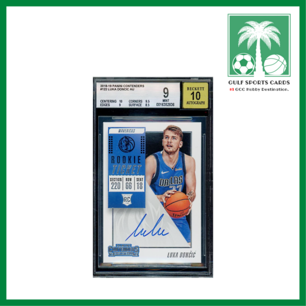 2023-24 Hit Parade Basketball Card VIP Series Contenders Luka Doncic Rookie Ticket