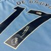 Kevin De Bruyne Autographed Manchester City Signed Beckett Authentic 2022-23 Puma Home Jersey Auto