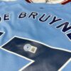 Kevin De Bruyne Autographed Manchester City Signed Beckett Authentic 2022-23 Puma Home Jersey Auto