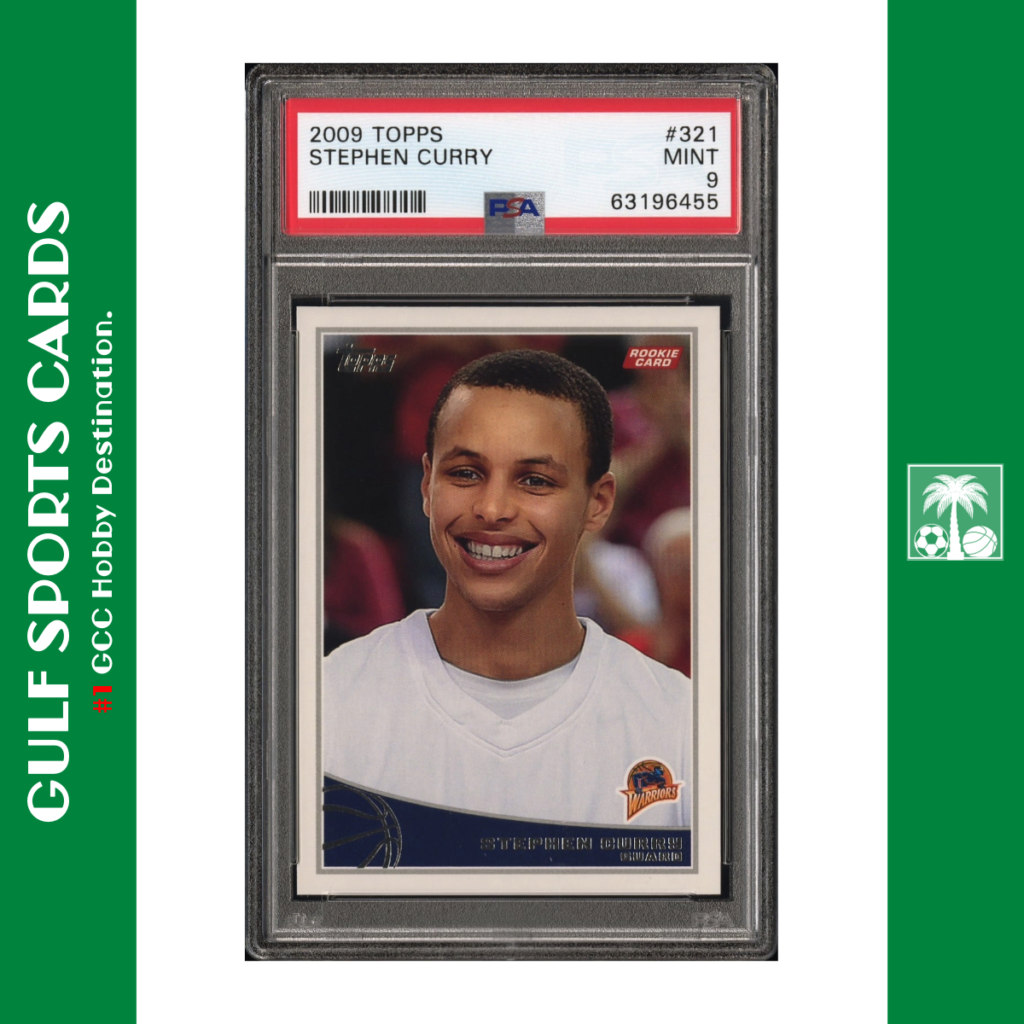 2009 Topps Stephen Curry RC Golden State Warriors Rookie PSA 9 #321 Front