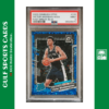 2023-24 Panini Donruss Optic Victor Wembanyama RC /49 Blue Rated Rookie Fast Break PSA 9 Front