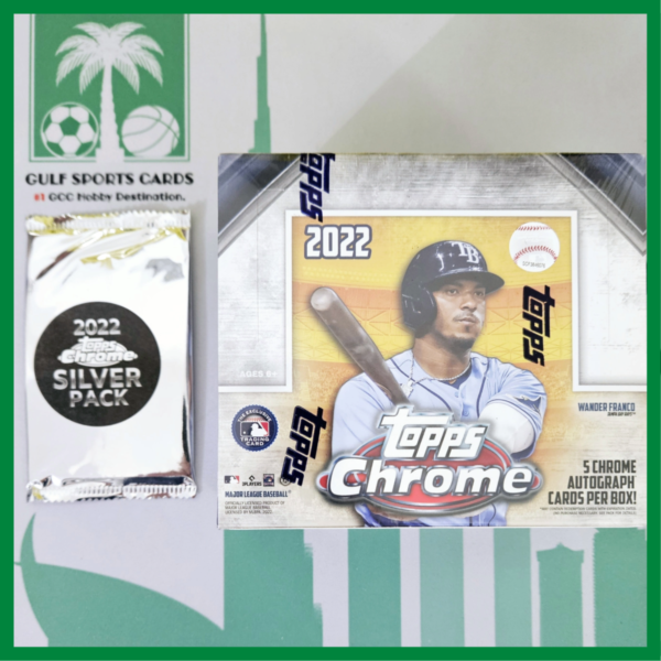 2022 Topps Chrome Baseball HTA Jumbo Box + Silver Pack