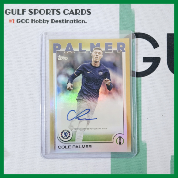 2024-25 Topps UEFA Cole Palmer Gold Auto /50