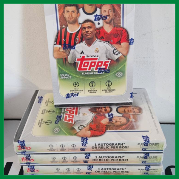 2024-25 Topps UEFA Club Competitions Hobby 4 Box Break Pick Your Team #3